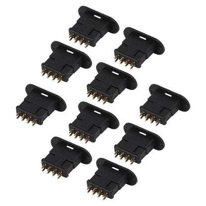 10 pairs of MPX 8-pin plugs. Good contact performance. MPX plugs male female plugs RC battery plugs.