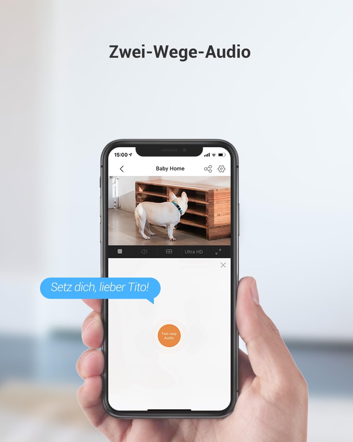 EZVIZ 2MP WiFi IP Camera, PT Indoor Surveillance Camera with Two-Way Audio, Motion Tracking, IR Night Vision for Pets, Dogs, Baby Monitor Compatible with Alexa, C6N Black, 1080p