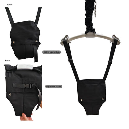 Baby door jumper and baby bouncer with stand for active babies who love to bounce and have fun. For infants 6-24 months old.