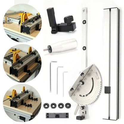 Miter Gauge 450mm miter joint gauge for table saw, table saw, bandsaw, router sawing accessories ruler woodworking tool.