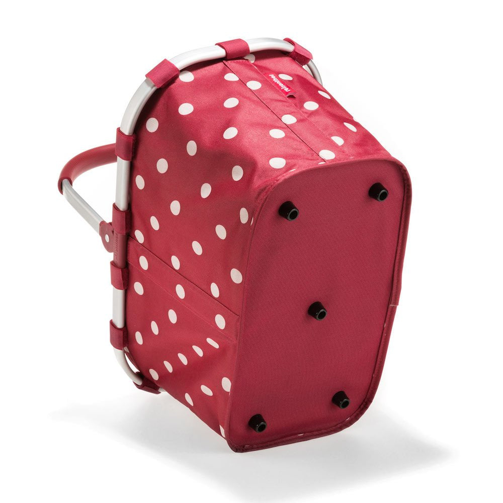 reisenthel carrybag Blue Leaves - Sturdy shopping basket with plenty of storage space and a practical inner pocket - Elegant and water-repellent design.