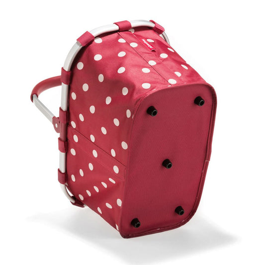 reisenthel carrybag Blue Leaves - Sturdy shopping basket with plenty of storage space and a practical inner pocket - Elegant and water-repellent design.
