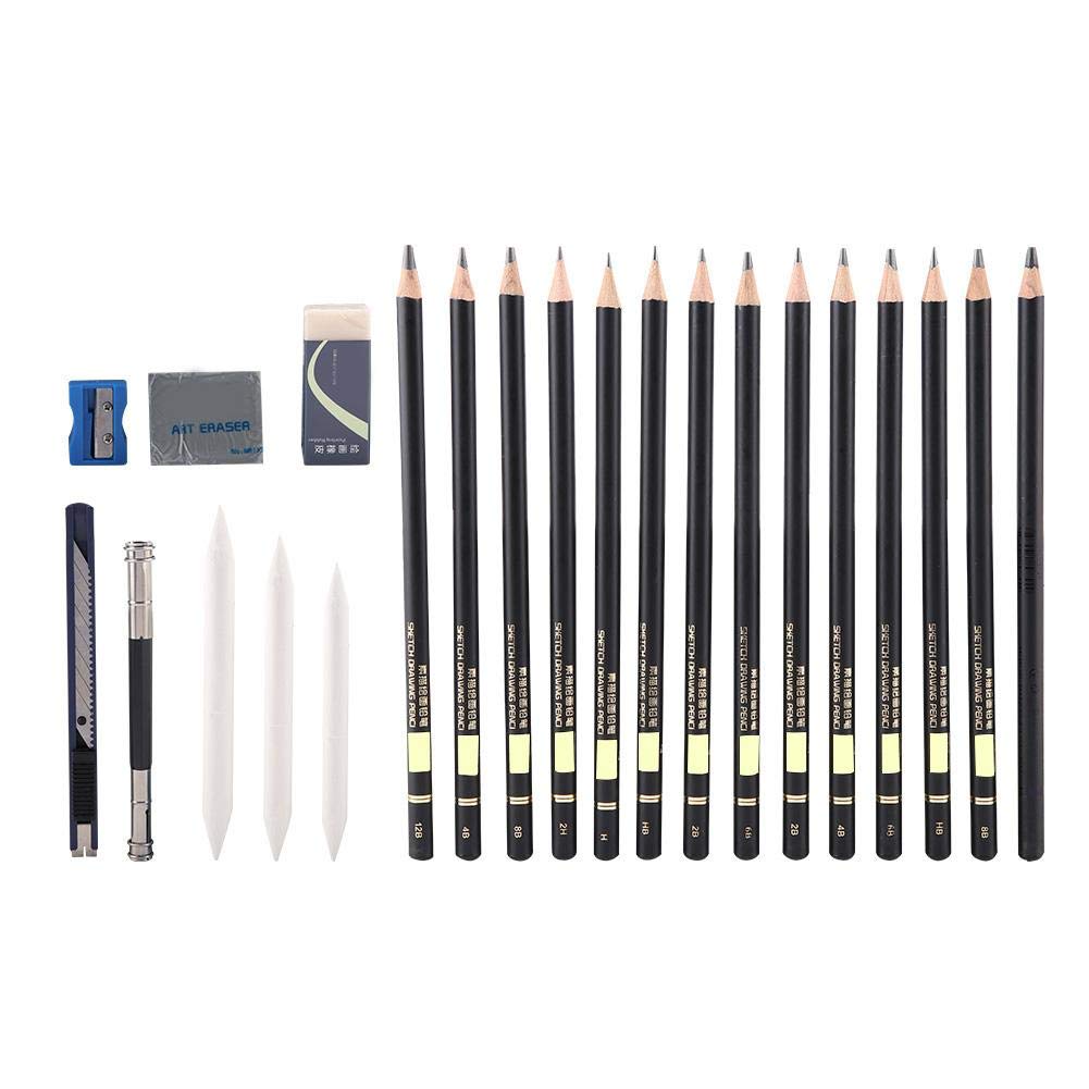 Hztyyier 29Pcs Drawing Set Professional, Sketching Pencils Set, Drawing Pencils, Sketching Set with a Storage Case for Beginner Artists