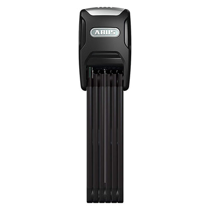 ABUS Folding Lock Bordo Alarm 6000A SH with Mount - Bike lock made of hardened steel - with 100 dB alarm - ABUS Security Level 10 - 90 cm - Black