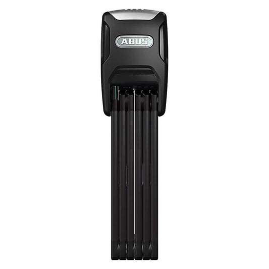 ABUS Folding Lock Bordo Alarm 6000A SH with Mount - Bike lock made of hardened steel - with 100 dB alarm - ABUS Security Level 10 - 90 cm - Black