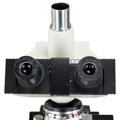 AmScope M83EZ-C50S OMAX 40X-2500X LED Digital Trinocular Lab Compound Microscope with 5MP Camera and Mechanical Stage