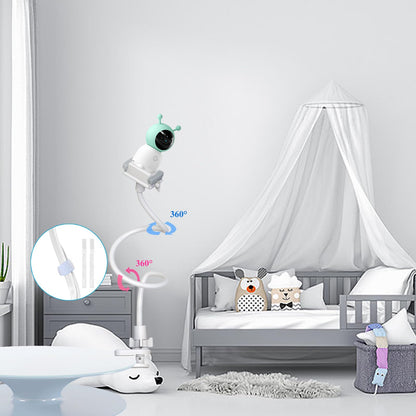 Derebir baby monitor holder camera mount compatible with Philips Avent/Momcozy/GHB/Hellobaby/Blemil/jeeber-VB805PR baby monitors.