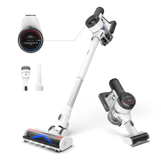 Tineco Pure ONE S15 Pet Smart Cordless Vacuum, Anti-Tangle feature, convertible Handheld Vacuum for Hard Floors and Carpets, LED lights, Wi-Fi connectivity, App Control