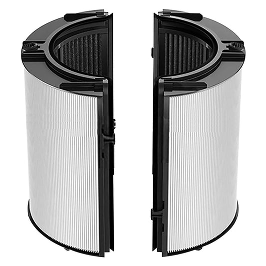 2-in-1 HEPA + Carbon replacement filter compatible with Dyson HP04 TP04 DP04 PH04 HP09 TP09 HP07 TP07 PH03 PH01, H13 grade True HEPA replacement filter.