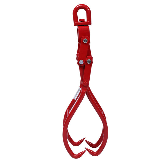 Wiltec forestry tongs for tree trunks up to 1310 mm, 1500 kg pulling force, wooden tongs lifting tongs gripping tongs with 4 clamping spindles