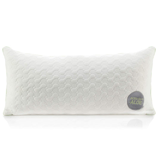 Pillow 40 x 80 Aloe Vera - Cool in summer, warm in winter - No.1. Side sleeper pillow with soothing effect - Very breathable.