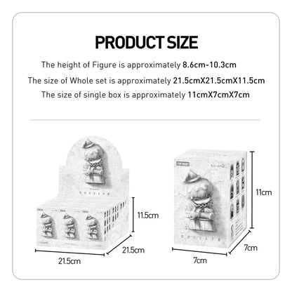 POP MART HIRONO Reshape Figurine 9PC Pop Figures Random Figures Action Figures Collectible Figures and Collector Art Toys Toy Figures Gift