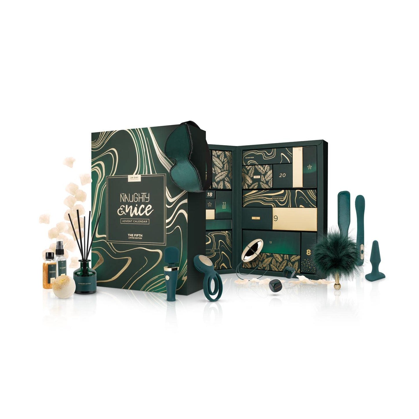 Beate Uhse Erotic Advent Calendar 2022 Naughty & Nice - Adult Advent Calendar with 24 sex toys and accessories - A new gift every day