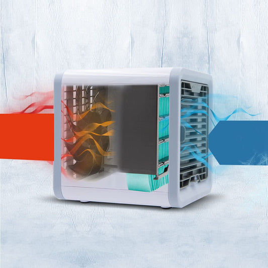 Livington Arctic Air - The original from TV - Air cooler with water cooling - Portable air conditioner without exhaust hose - Humidifier - Evaporative cooler - Small fan