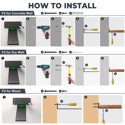 zhongko Shelf Bracket 6Pcs Heavy Duty Angle 6 Inch for Wood Plank Shelf Brackets Black Heavy Duty Metal L Shelf Bracket for Wall Mounted (Black, 6in-6pcs)