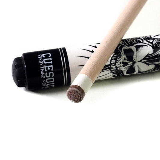 CUESOUL Rockin Series 57" 21oz Maple Pool Cue Set with Joint Protectors and Cue Towel (G407)