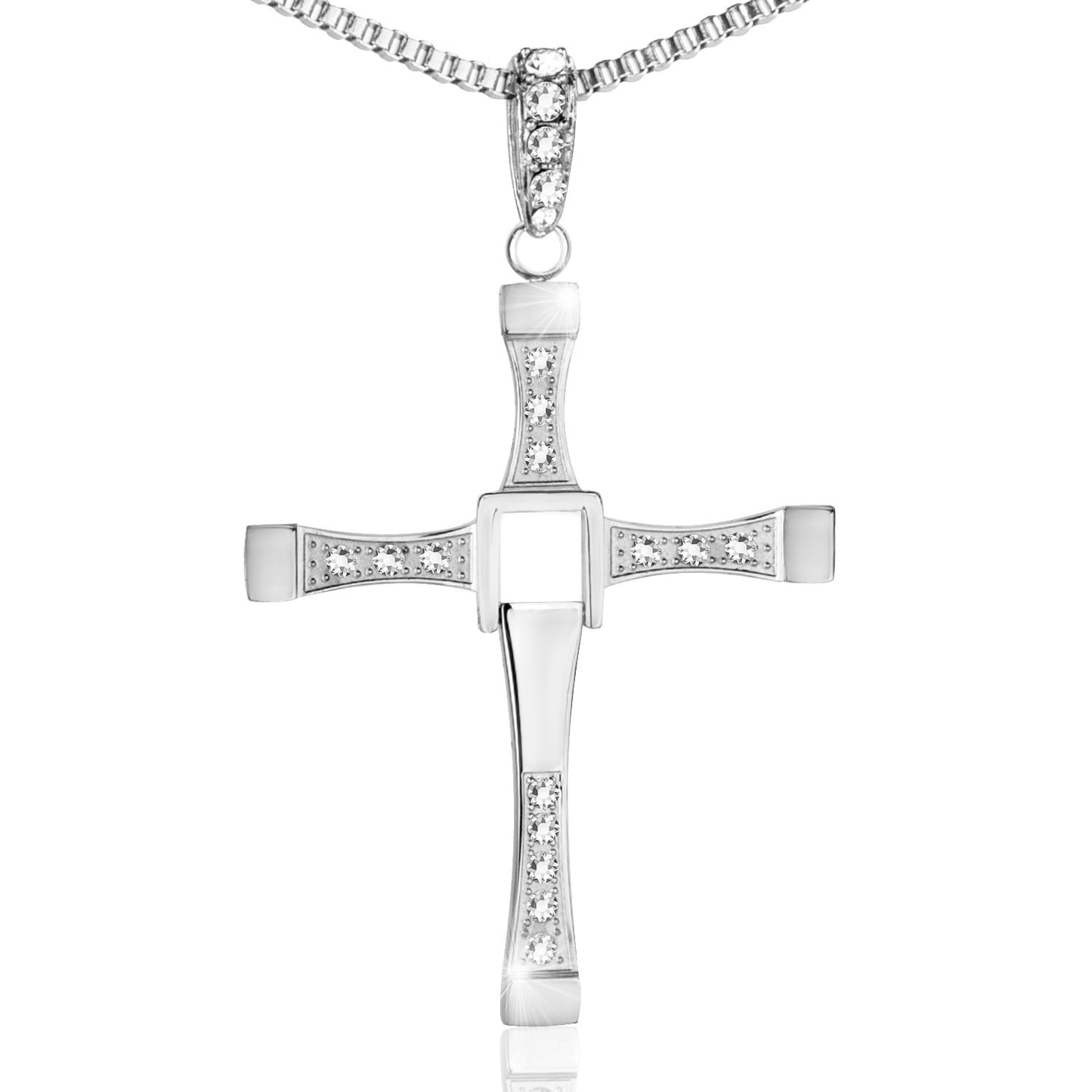 SAGA GIOIELLI® necklace Fast and Furious stainless steel incl. gift box