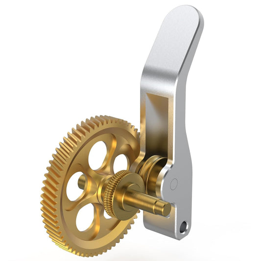 BIQU Panda Claw, Extruder gear for Bambu-Lab A1/A1 Mini 3D printers, Golden RNC Nano-coated extruder gear, Smoother and more uniform flow, Longer lifespan