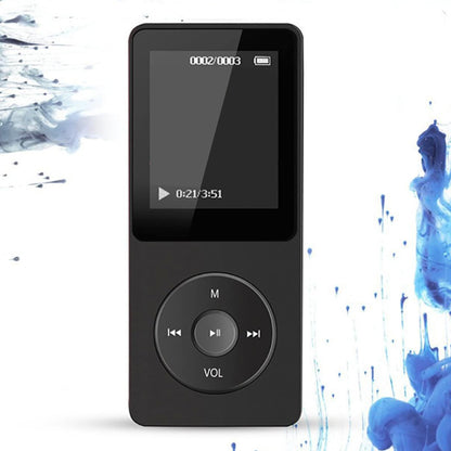 Bluetooth 5.0 MP3 MP4 player, portable HiFi music player, built-in HD speakers, FM radio, video playback, picture search, APE, FLAC, WMA, WAV, AAC LC format support.