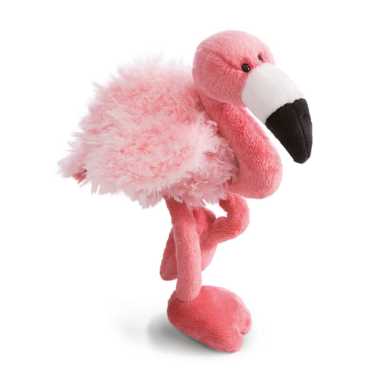 NICI 48395 cuddly toy 25 cm plush toy for girls, boys & babies - Fluffy plush flamingo for playing, collecting & cuddling - Cozy cuddly toy