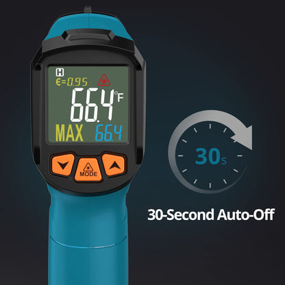 Infrared Thermometer (not for humans) -50°C to 800°C Tilswall IR Digital Laser Temperature Gauge with Cooking LCD Display for Cooking/Barbecue/Pizza Oven/Freezer/Industry