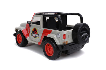 Jurassic Park RC Jeep Wrangler 1:16, RC car, RC toy, RC car for children, known from the movie series.