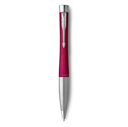 Parker Urban Twist Ballpoint Pen | Magenta with chrome trims | includes blue ink refill cartridge | gift boxed