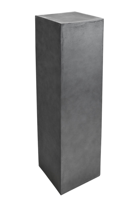 VIVANNO Podium decoration column pillar flower stand fiberglass concrete design anthracite 30x30x100