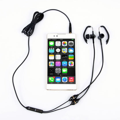 ibrain FC18 air tube, EMF-free, wired, noise cancellation with microphone, compatible with mobile phone, PC, laptop, tablet, etc.
