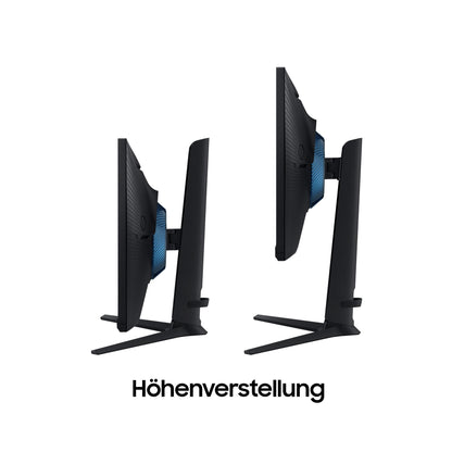 Samsung Odyssey G30D Full HD Gaming Monitor, 24 inches, VA panel screen, 1920 x 1080 pixels, 180 Hz refresh rate, 1 ms response time (MPRT), AMD FreeSync, HDR10, LS24DG300EUXEN