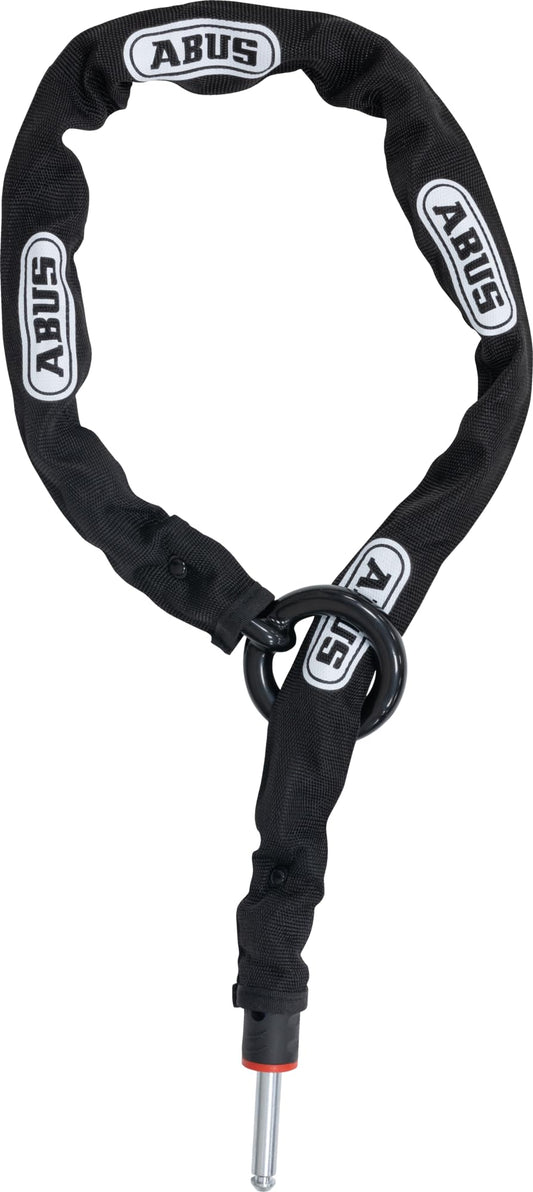ABUS frame lock plug-in chain - Adaptor Chain 2.0 6KS - Chain for secondary securing of the bicycle - 6 mm thick - 130 cm long - Black - with lock bag 5950