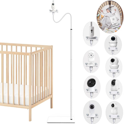 Derebir Baby Monitor Holder Stand for GHB, Philips Avent SCD923/26, SCD843/26, momcozy, Blemil, HelloBaby, Jeeber, BOIFUN 6T/Camera. Flexible floor multi-function stand Baby Monitor Holder Mount (68.8 inch)