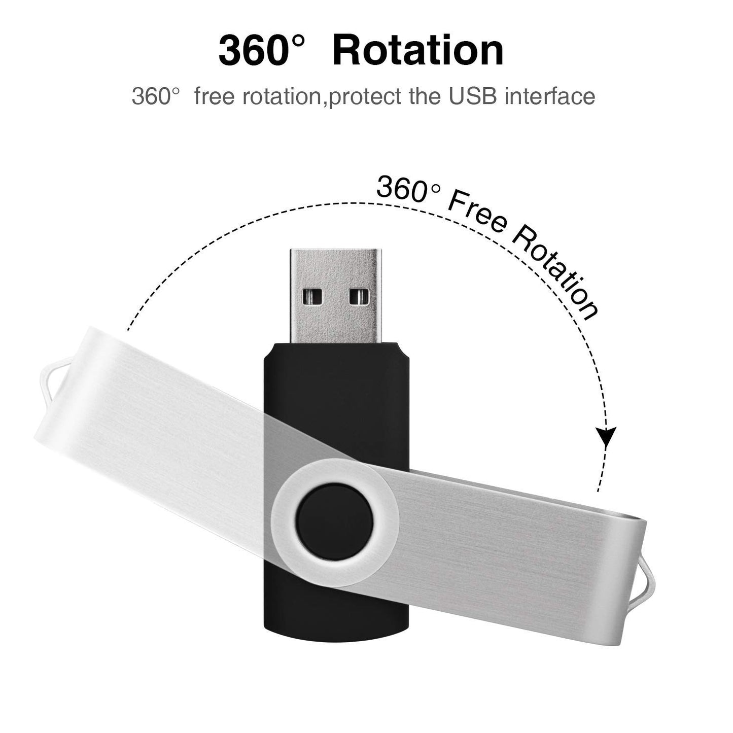 10 pieces USB sticks 16GB storage set USB 2.0 10pcs colorful data stick memory stick metal 16G thumb drive 10-pack flash drives 16GB flash sticks USB flash drives multi-colored