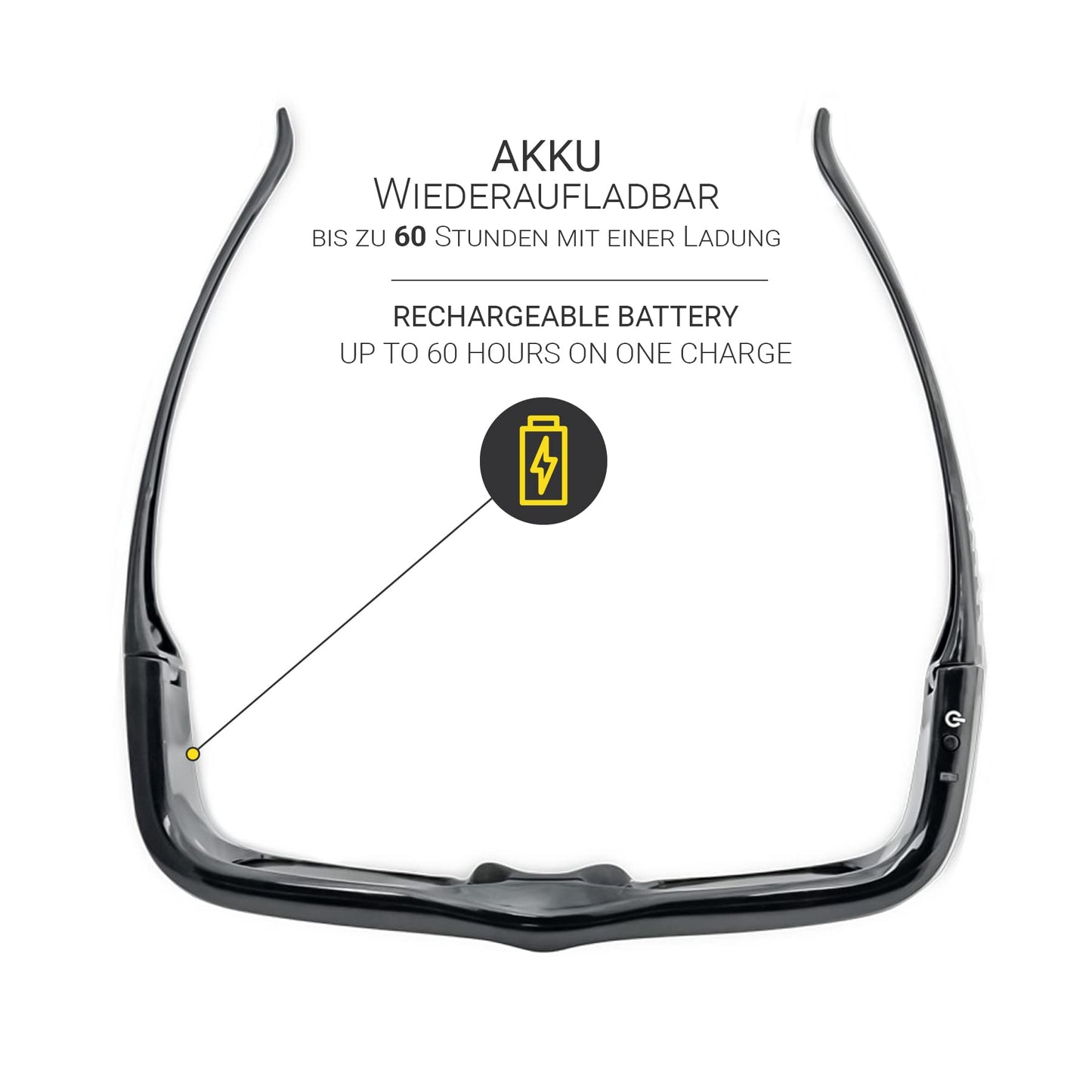 2X Hi-Shock DLP Pro 7G Black Diamond | DLP Link 3D glasses for all DLP 3D projectors | Compatible with Optoma, Ace, Benq, Vivitec, Viewsonic, LG [Latest Gen. | Shutter glasses | 96-144 Hz | 39g | Rechargeable battery]