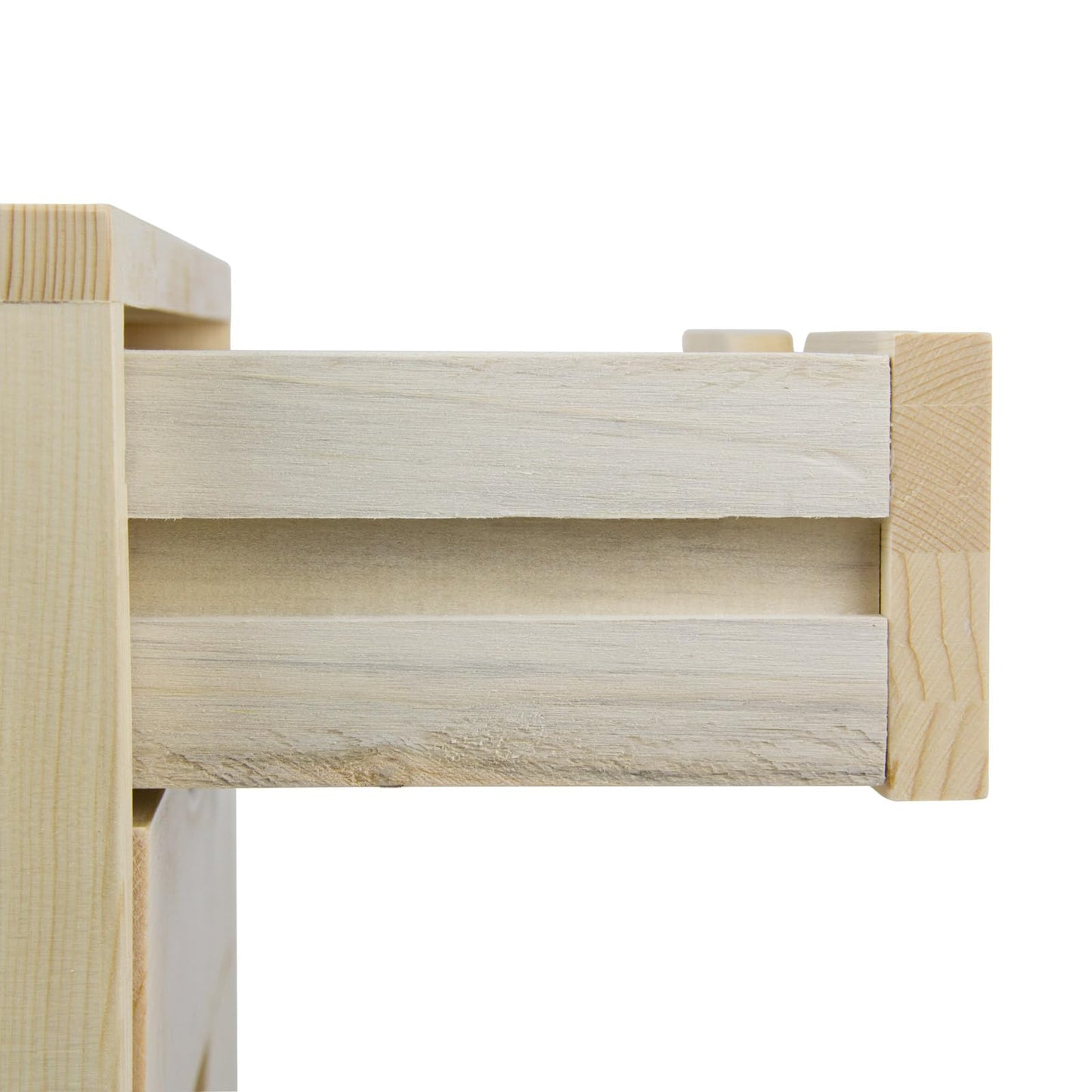 Wooden drawer box, wooden storage box, drawer cabinet with 4 drawers.