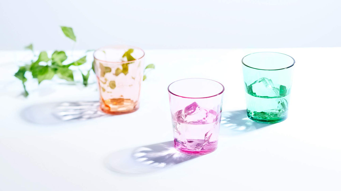 SCANDINOVIA - 400ml Unbreakable Premium Drinking Glasses - Set of 6 - Tritan Plastic Tumbler - BPA Free - Dishwasher Safe - Stackable