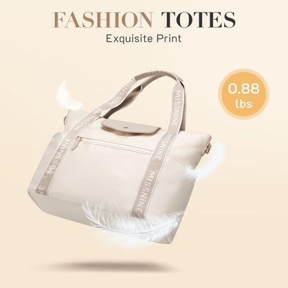 Missnine handbag laptop bag women 15.6-inch laptop tote bag lightweight work bag shopper bag women large capacity computer bag office travel