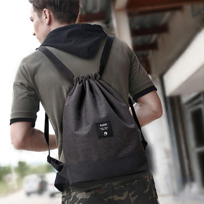 KALIDI Bag Backpack Drawstring Gym Sack Daypack Gymsack Gym Bag Sport Bag Backpack for Men & Women with Inner Pocket 11 liters for Sports, Travel, and City