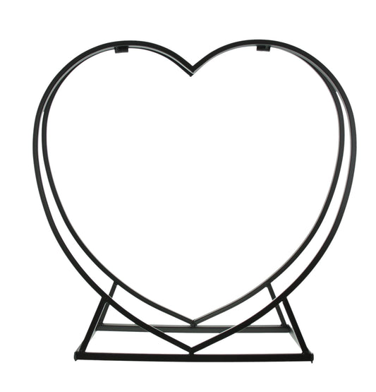 FRANK FLECHTWAREN fireplace log holder in heart shape, fireplace wood holder, fireplace log basket, heart shaped fireplace wood rack, wedding gift, romance, Valentine, 55 x 18 x 54 cm.