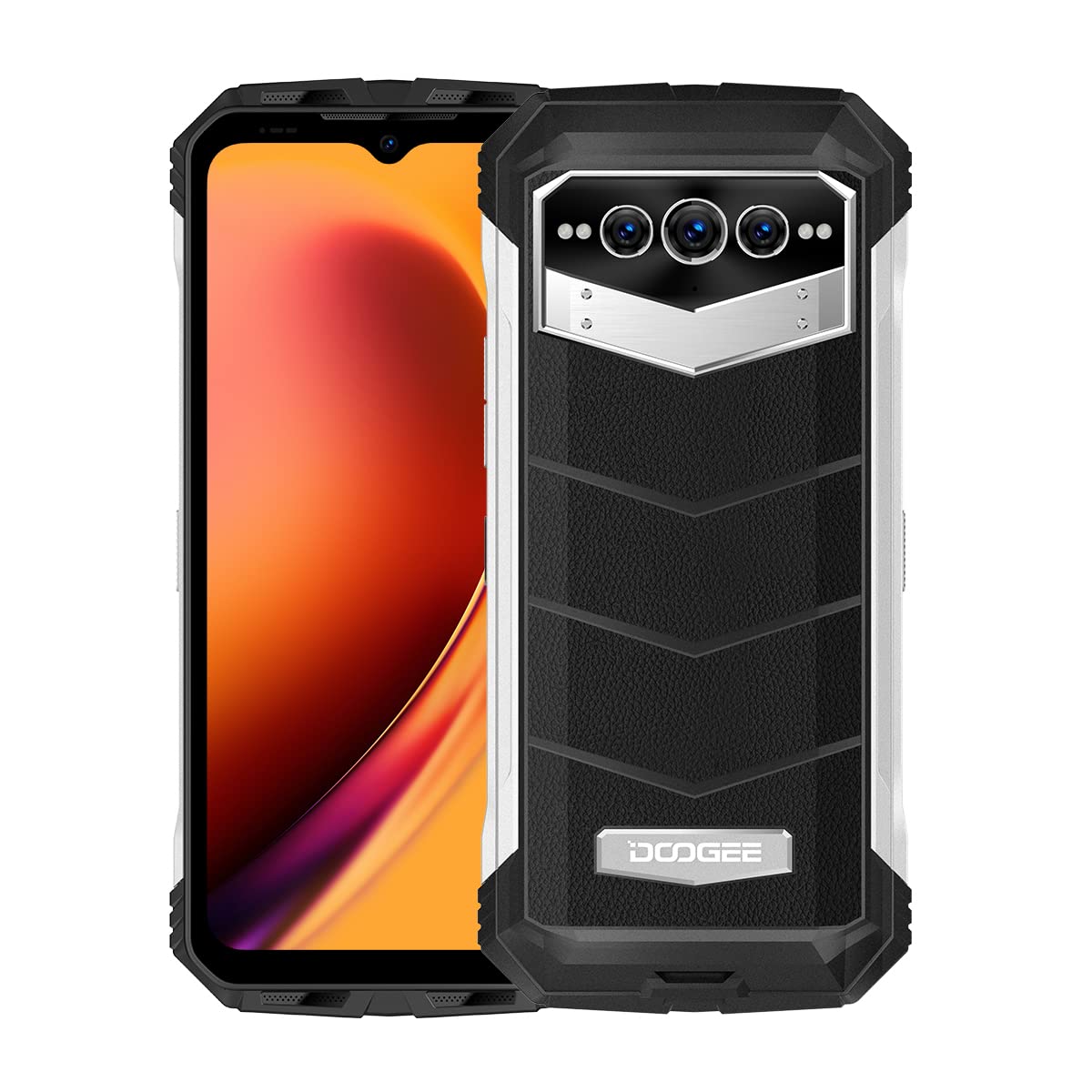 DOOGEE VMAX 5G outdoor phone without contract, 20GB+256GB Dimensity 1080, 22000mAh large battery, 108MP camera, 6.6" FHD+ 120hz outdoor smartphone Android dual SIM IP68 waterproof OTG NFC.
