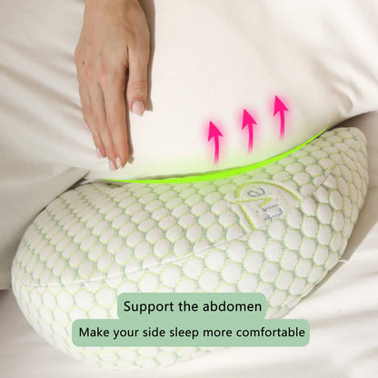 KINGGOO new pregnancy pillow for sleeping adjustable, support for back, hip, legs, belly for expectant mothers, side sleeper pillow with removable cotton cover