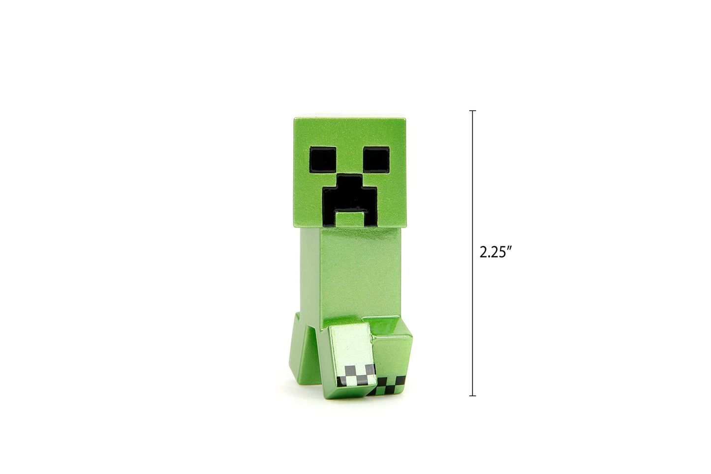 Jada Toys Minecraft Figure Set (4 pieces) made of metal - Collectible figures from Minecraft Caves & Cliffs (Steve, Alex, Creeper, and Warden) for gamers & collectors aged 8 and up, each 6 cm.