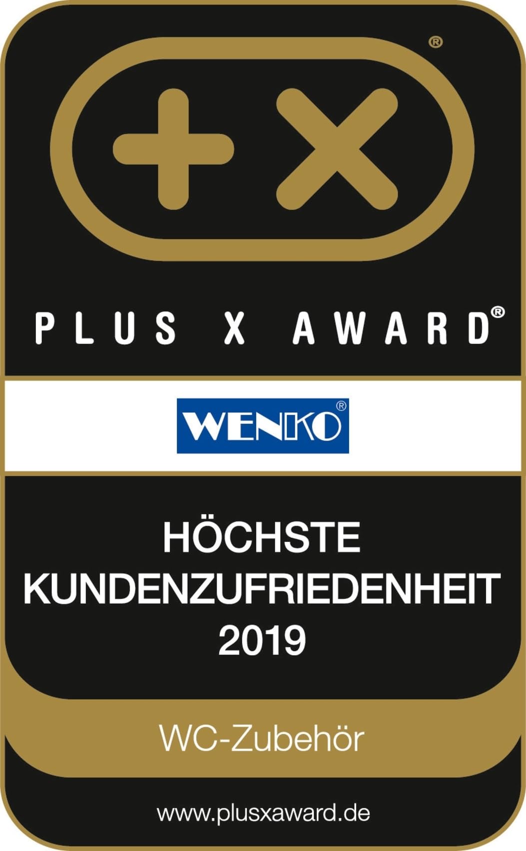 WENKO toilet brush set Mod. Badi, high-quality ceramic bathroom accessory with matte surface, includes toilet brush with Ø 7.5 cm black silicone brush head with non-stick effect, Ø 13.5 x 38 cm, blue-gray.