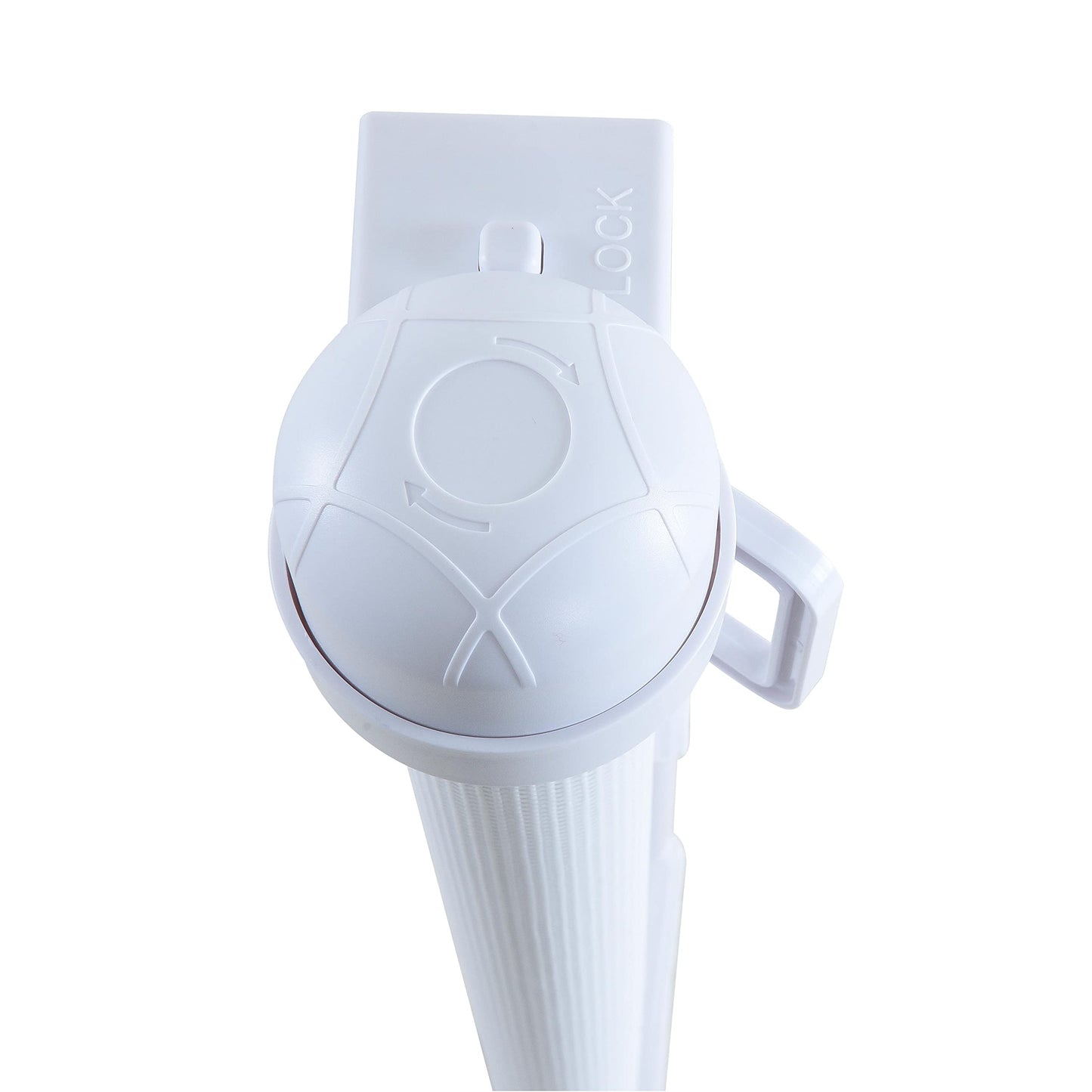 ESTEXO stair gate roller door guard stair gate stair grille door grille barrier roller extendable white