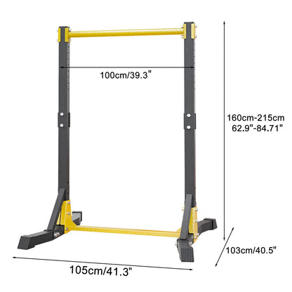 Tinysiry Pull-up Station - 362.9 kg pull-up bar, 11-level height adjustable, Power Tower, portable workout equipment for students, adults, kids.