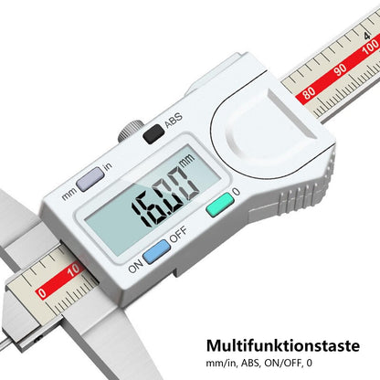 0-150mm Digital Depth Gauge with measuring pin, 0.01mm high-precision stainless steel digital depth gauge with mm/inch measuring system, depth measurement tool (0-150mm)