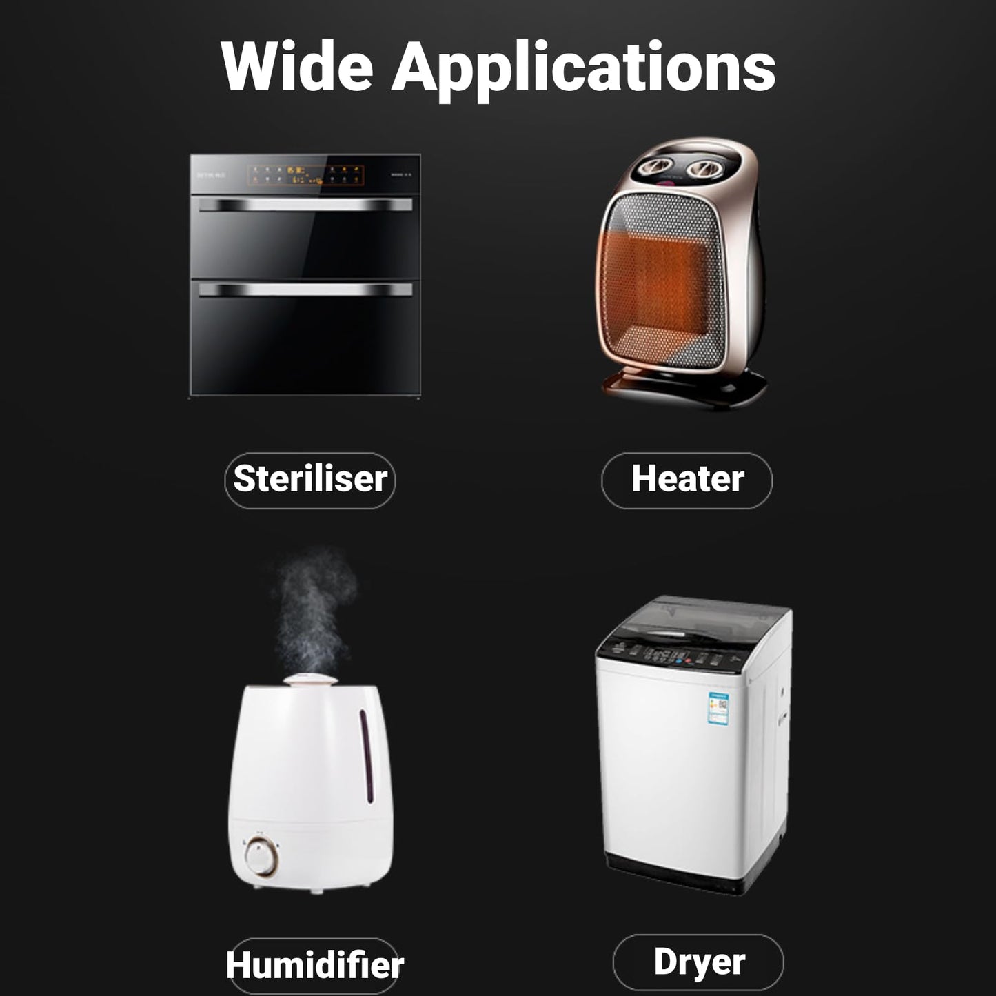 Air heater, 220V 300W Constant Temperature Electric Heater Fan Electric Ceramic Thermostat Air Heater for Air Conditioner, Automobile.