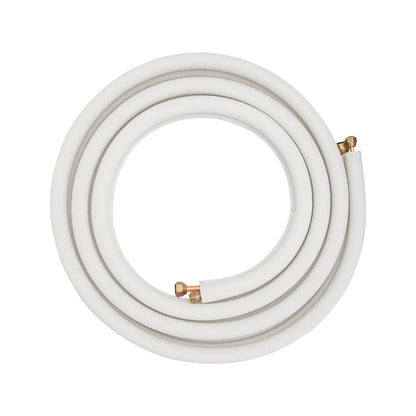 2x 4m 1/4" + 3/8" inch copper refrigerant lines Insulated copper tubes for 9000 mounting kit
