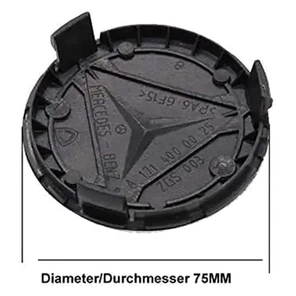 4 pieces Hub caps for Mercedes Benz 75mm - wheel caps rim caps hub caps wheel caps hub covers hub covers hub caps wheel hub covers.