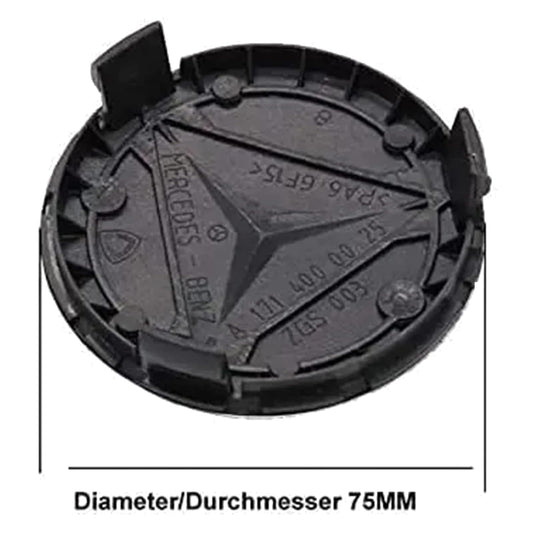4 pieces Hub caps for Mercedes Benz 75mm - wheel caps rim caps hub caps wheel caps hub covers hub covers hub caps wheel hub covers.